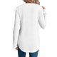 thumbnail image 5 of Camisetas de Punto Suaves y Transpirables para Mujer, con Cuello en V, Botones, Larga, Corte Holgado, Cálidas, Tipo Suéter 5XL, 5 of 10