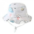 thumbnail image 3 of Mjbaby Summer Baby Boys Girls Toddler Cartoon Print Bucket Hats Caps Sun Head Wear, 3 of 6