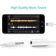 thumbnail image 3 of Adaptador de audio USB C a 3,5 mm, cable adaptador de USB tipo C a conector auxiliar para auriculares para smartphone, conversor de audio para auriculares manos libres [blanco], 3 of 5