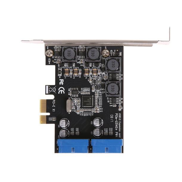 Kuymtek U3N014S PW4 Desktop Front PCIe Transfer USB3.0 19PIN Tarjeta adaptadora de interfaz Kuymtek Componentes de la computadora