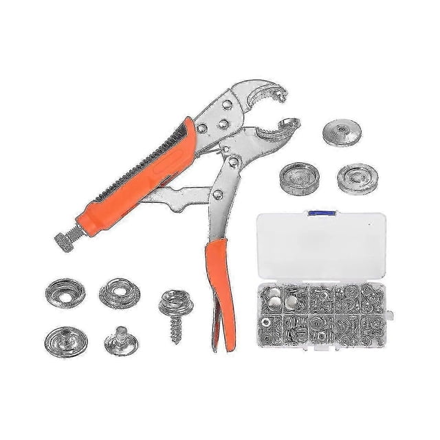 Snap Fastener Kit Adjustable Pliers For Snap Buttons,snap Fastener Tool Kit With Snap Buttons Set