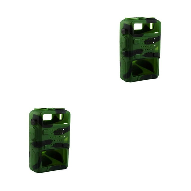 Funda protectora Bearachild de silicona para Walkie Talkie Verde 2piezas