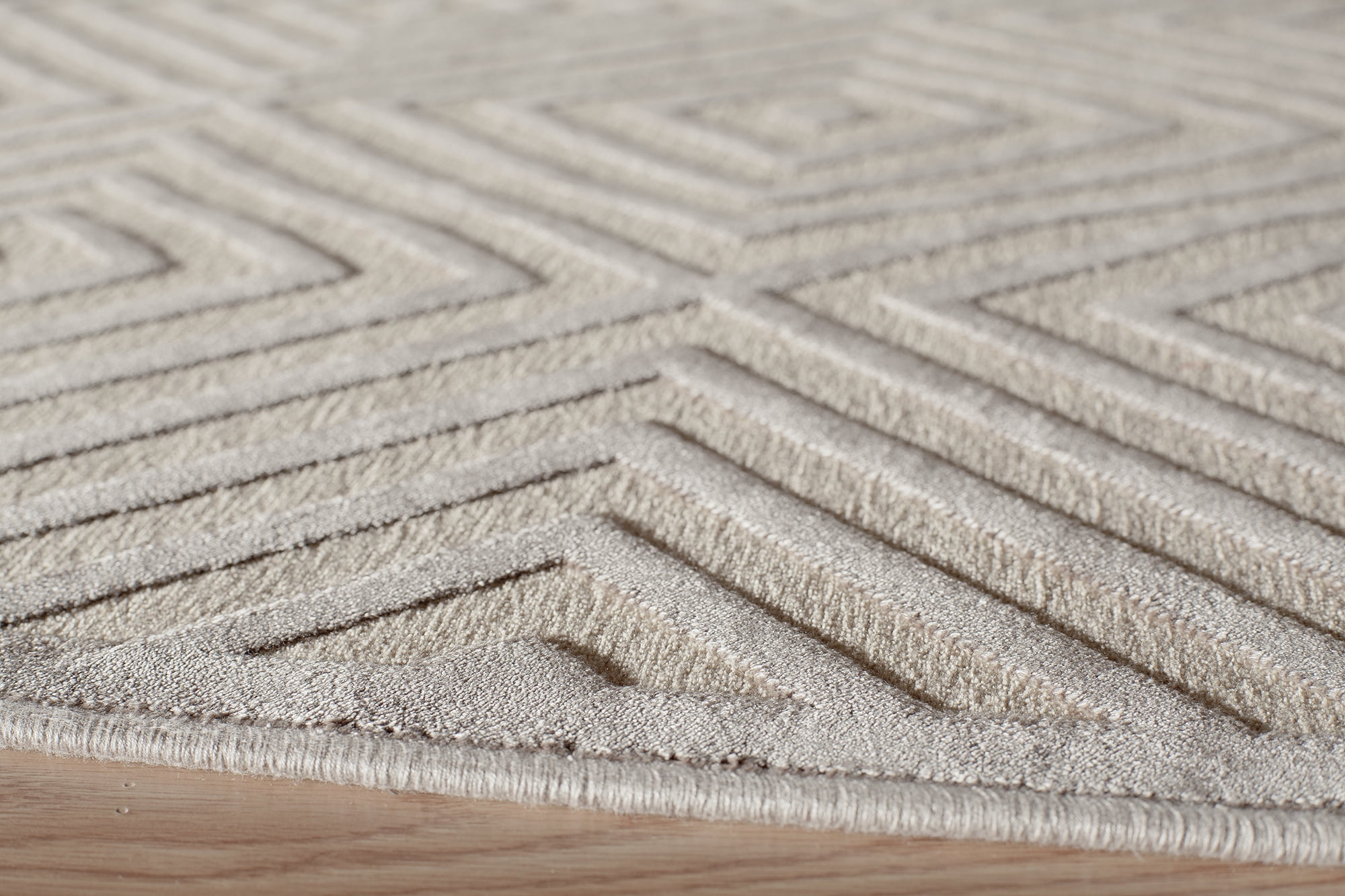 Momeni Printed Modern Contemporary Area Rugs, Brown/Gray,63" x 39"