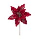 thumbnail image 2 of Flores Artificiales Navideñas Rojas | Arreglo Floral Navideño de Tela de Alta Gama | Jarrón Decorativo Ligero | Decoración Festiva para Interiores y Exteriores, Fiestas y Reuniones, 2 of 6
