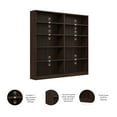 thumbnail image 3 of Universal Tall 5 Shelf Bookcase Set in Black Walnut - Engineered Wood, 3 of 10