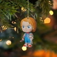 thumbnail image 1 of Adornos para árbol de películas de terror, adornos colgantes creativos de terror para Halloween, adornos colgantes de terror para coche, mini adornos para árbol de Halloween, adornos navideños para de, 1 of 4