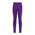 thumbnail image 2 of Sholeno Ballet Tights for Girls Toddler Dance Leggings Gymnastics Skinny Bottoms Footless Stockings Dark Purple 8, 2 of 6