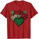 thumbnail image 4 of Camisetas de Manga Corta para las Mujeres de Moda Imprimir Cuello Redondo Camiseta, Mezcla de Poliéster Ligero para Primavera Verano Otoño, 4 of 8