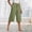 Army Green, variant on LADIGASU Women's Summer Casual Loose With Pockets Drawstring Elastic Waist Pants Short Pants