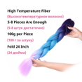 thumbnail image 4 of Extensiones de cabello trenzado Jumbo de 24 pulgadas para mujer, extensiones de cabello sintético de expresión, trenzas de ganchillo para trenzas de caja, 4 of 4