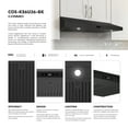 thumbnail image 6 of Cosmo 36 in. Haven Collection Ducted Under Cabinet Range Hood, Touch Controls, LED Lights in Matte Black, 6 of 15