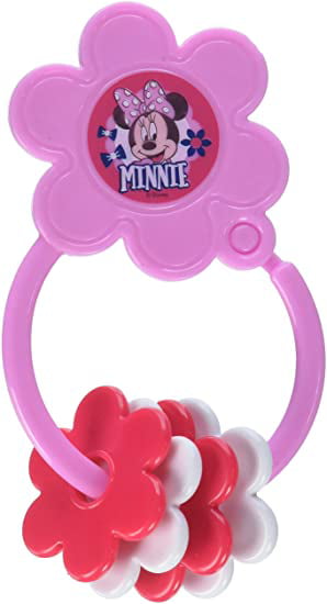Minnie Disney Minnie Mouse Combo Pack Barbell Rattle & Keyring Teether 