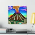thumbnail image 3 of Volcano in the Clouds - Canvas, 3 of 10