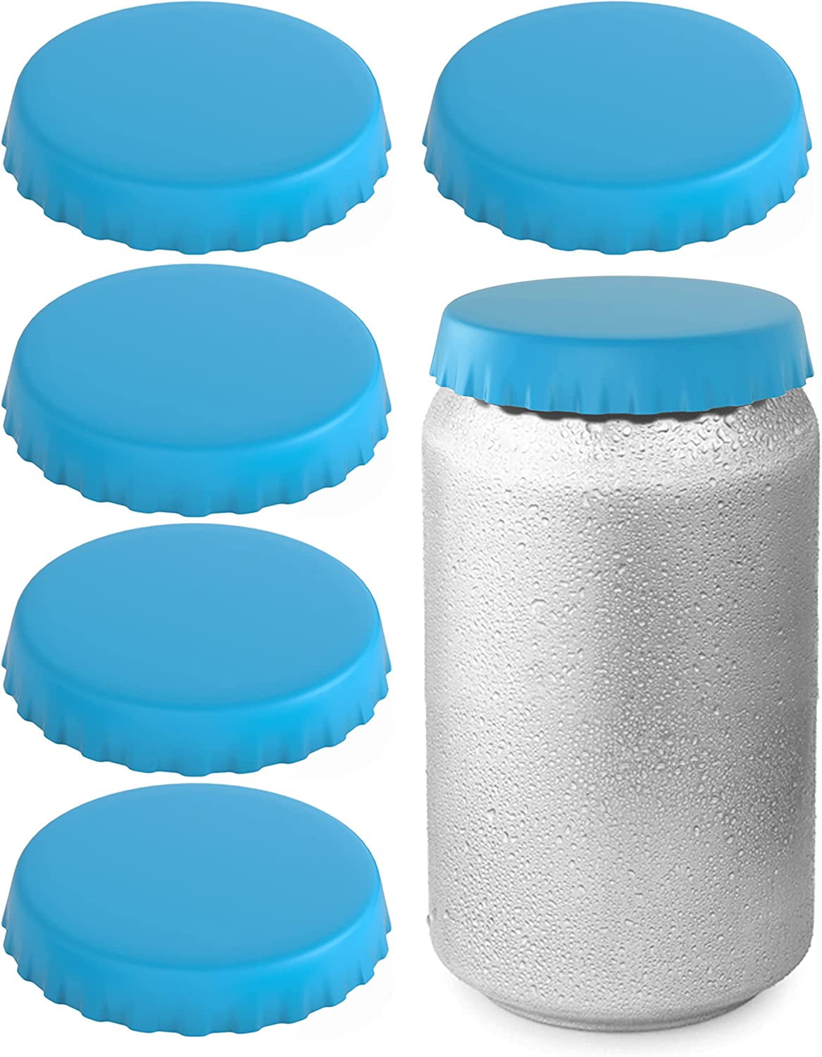 3 Couvercles Pour Cannettes - Bouchons Anti-Poussière Réutilisables - Lot Multicolore