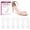 Clear, variant on High Heel Cushion Inserts for Women, 2 Pairs 3/4 Invisible Insoles Prevent Feet from Sliding Forward, Shock Absorption, Comfort Shoe Pads for High Heels Sandals Flats,Beige, Size L