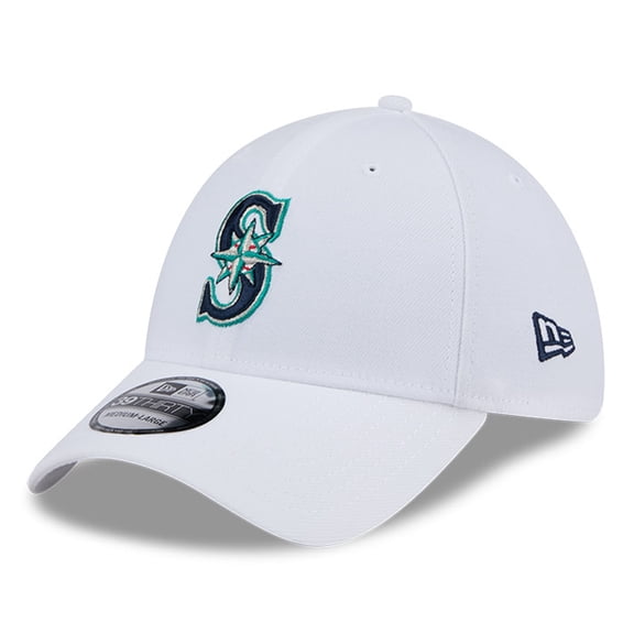 Men's New Era White Seattle Mariners 39THIRTY Flex Hat