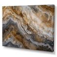 thumbnail image 2 of DESIGN ART Designart "Gold And Grey A Marble Effect Iii" Abstract Marble Canvas Wall Art 32 in. wide x 16 in. high, 2 of 5