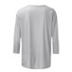thumbnail image 4 of Camiseta con cuello volado para mujer: manga tres cuartos, color liso, prenda informal para interior/exterior, tallas S/XXL., 4 of 5