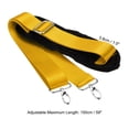 thumbnail image 2 of Unique Bargains 59' Shoulder Strap, 1.5' Width Nylon Adjustable Replacement Strap with Anti Slip Padded Swivel Hooks, Yellow, 2 of 5