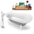 thumbnail image 4 of Tub, Faucet and Tray Set Streamline 70" Clawfoot NH1101BL-100, 4 of 4