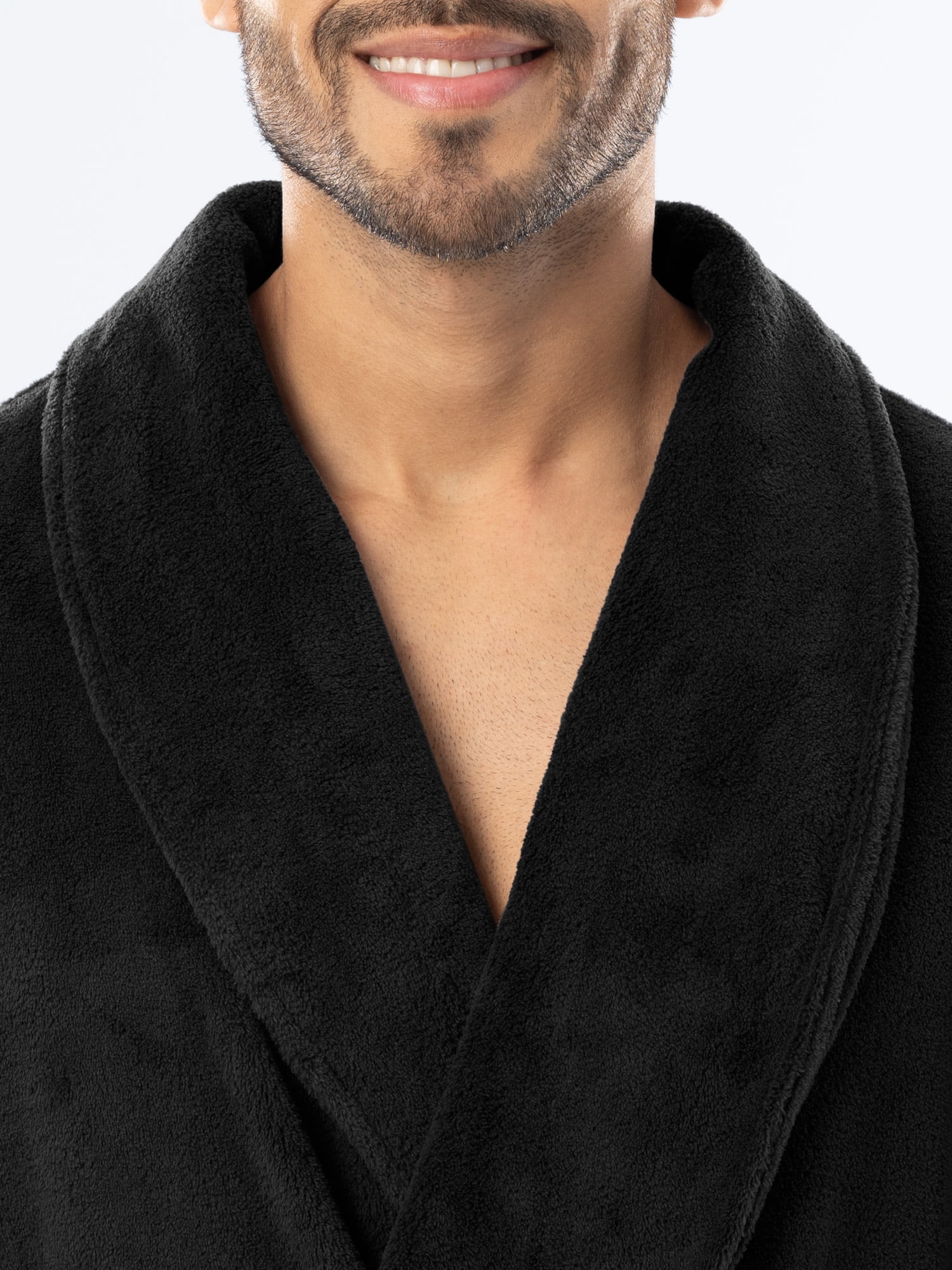 Fruit of the Loom Men's Sleep Soft Fleece Robe, One Size
