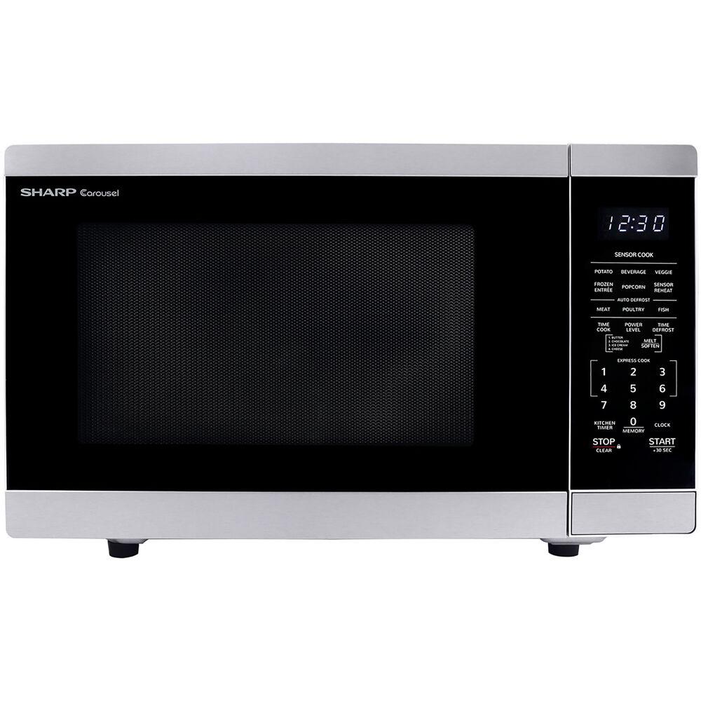 Sharp 1.4 cu ft Countertop Microwave Ovens in Stainless Steel