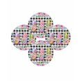 thumbnail image 7 of 15 Inch Round Placemats Set of 4, Spring Gnomes Non Slip Heat Insulation PP Table Mats, Botanical Rose Leaves Black Buffalo Plaid Washable Place Mats for Kitchen Dining Party Table Decor, 7 of 7