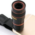 thumbnail image 2 of Lente de telescopio monocular 8X Teléfono Teleobjetivo Lente de zoom para teléfono móvil Lente de enfoque largo con clip para teléfono inteligente, 2 of 7