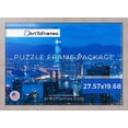 thumbnail image 3 of ArtToFrames 27.57x19.68 Inch - 70x50 CM Brown Puzzle Frame for 1000 piece Puzzles.1.25 Inch Custom MDF Puzzle Frames, Gray Oak - Comes with Economy Acrylic, 3 of 6