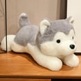 thumbnail image 3 of 30/40CM Cute Husky Dog Plush Toy Stuffed Animal Soft Kawaii Lying Brown Pet Puppy Pillow Doll Toys for Xmas Gift, 3 of 6