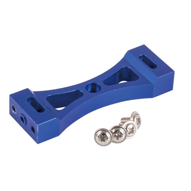 Tholdsy Mini travesaño de montaje fijo de viga de Metal, soporte de pieza de repuesto DIY 1/12, reemplazo de accesorios de coche de escalada de Control Kits de construcción modelo Azul Tholdsy FN001310-04