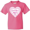 thumbnail image 3 of Inktastic Grandpa's Sweetie Pie with Pink Hearts Youth T-Shirt, 3 of 5