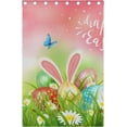 thumbnail image 4 of Coolnut Easter Bunny Egg Blackout Curtain for Bedroom, 2 Panels Thermal Insulated Blackout Drapes Long Darkening Curtains with Grommets,55"x 72", 4 of 5