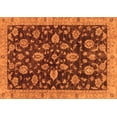 thumbnail image 1 of Ahgly Company Indoor Rectangle Oriental Orange Traditional Area Rugs, 8' x 12', 1 of 4