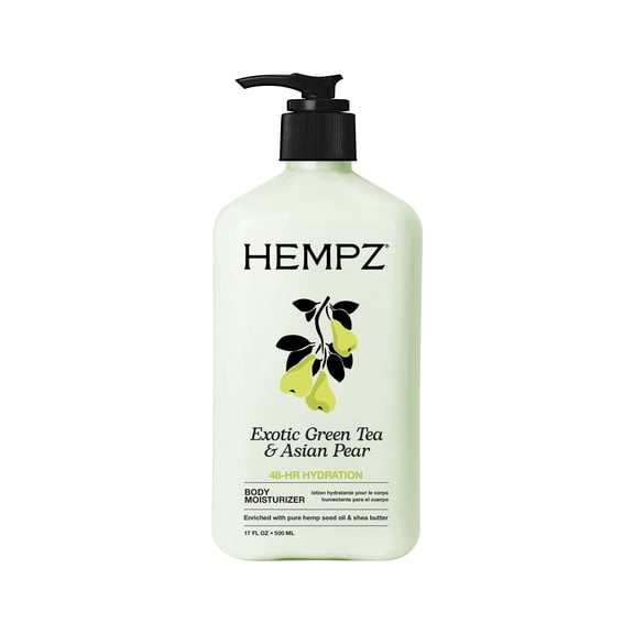 Hempz Exotic Green Tea & Asian Pear Herbal Body Moisturizer Lotion 17 fl.oz.