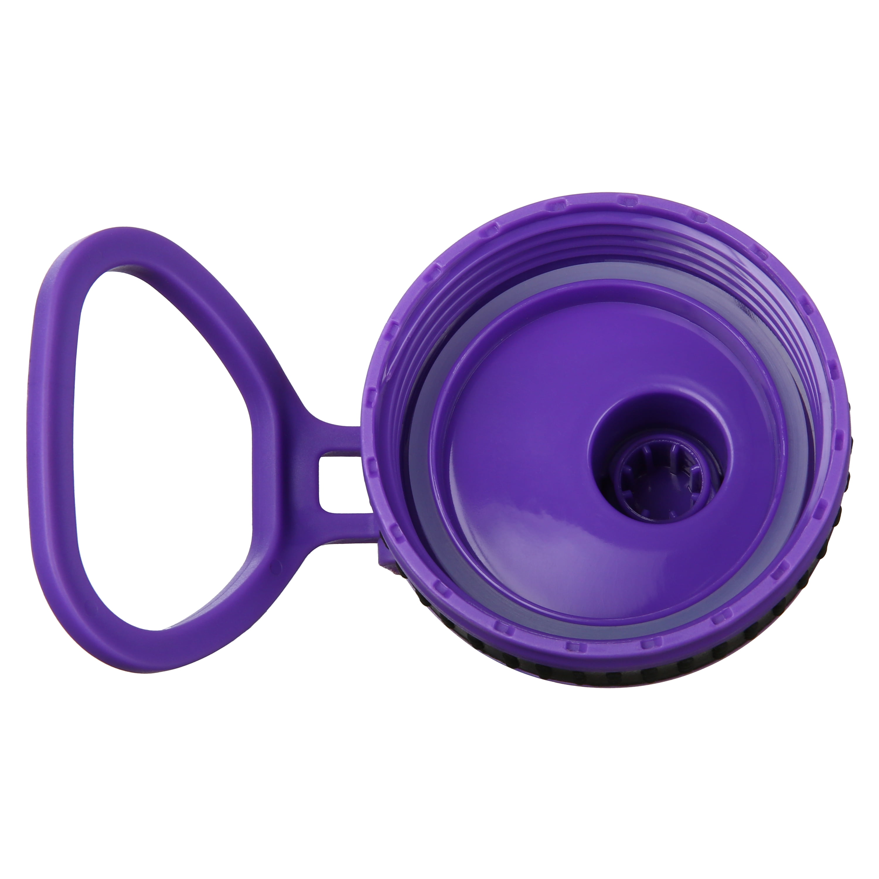 Mainstays 34oz Purple Plastic Wide Mouth Sports Water Bottle with Twist Top Lid, MS Black Sports Bottle