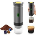 thumbnail image 4 of PEKIOGT Machine à Café Portable Machine 60 ml 12 V Rechargeable Autochauffante Machine Cafetière Portable Voyage Ou Café Moulu, 4 of 9