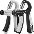 thumbnail image 1 of Hand Grip Strengthener - 2 Pack Counting Grip Strength Trainer - Adjustable Hand Exerciser For Muscle Building, Hand Therapy And Recovery - Relieve Pain For Arthritis, Carpal Tunnel, 1 of 7