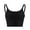 Black, variant on Womens Fitness Bra Light Support Thin Strappy Full Coverage bra Soft Moisture-wicking for Yoga Daily Workout Practical Fitness Bra