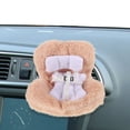 thumbnail image 6 of WEUVEB Pink Plush Car Vent Clips Cute Girly Car Accessories for Interior, 6 of 8