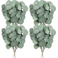 thumbnail image 1 of 16 hojas de eucalipto artificiales, eucalipto artificial falso, plantas de hojas artificiales para fiestas, habitaciones y bodas, 1 of 6