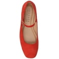 thumbnail image 5 of Journee Womens Carrie Buckle Square Toe Mary Jane Dress Flats, Widths Available, 5 of 9