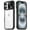 Black, variant on ABCPOW for iPhone 16 Case Clear,Full Body Rugged Case [Not Yellowing] Drop Protection, Slim Clear Case Full Camera Protection Cover Cell Phone Case for iPhone 16 6.1 inch,Pink