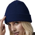 thumbnail image 3 of Beechfield  Adult Waffle Cotton Beanie, 3 of 4