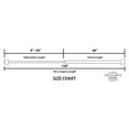 thumbnail image 3 of Exclusive Home Fetter Wrap Around Double Curtain Rod, Gunmetal, 84"-120", 3 of 5