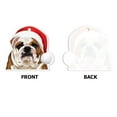 thumbnail image 2 of WIRESTER Acrylic Ready to Hang Ornament, Hanging Ornaments for Christmas Tree Holidays Party Home Office Xmas Tree Decoration Gift - Animal English Bulldog Sad, 2 of 7