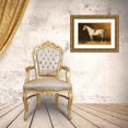 thumbnail image 3 of Emil Volkers 24x18 Gold Ornate Framed and Double Matted Museum Art Print Titled - Saddled Grey in a Stable, 3 of 4