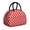 Black-5, variant on Minimalist Dot Lunch Tote - Subtle Tone-on-Tone Polka Texture, Reusable Insulated Bag for Modern Professionals (Sophisticated Dots Design)