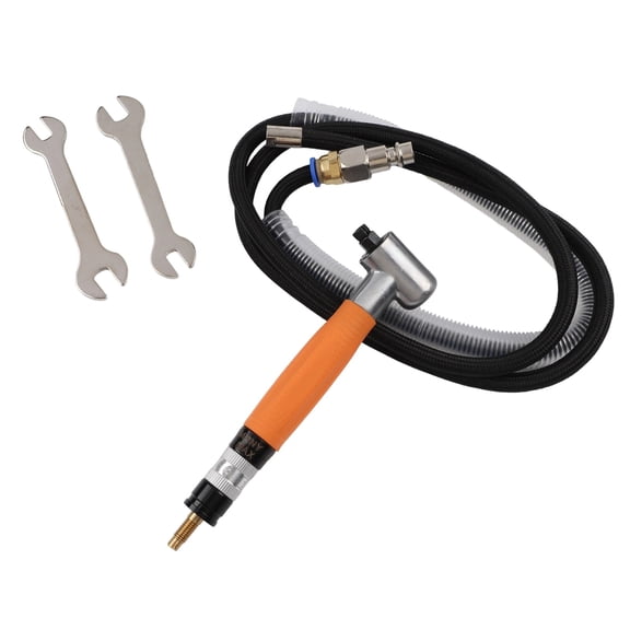 90 Degree Pneumatic Air Grinder Pen, 70000 RPM High Die Grinding Tool with Alloy Steel Needle for Metal Wood Glass Stone Polishing and Engraving