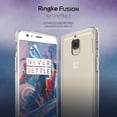 thumbnail image 2 of OnePlus Oneplus 3 Case, [Fusion][Standard] Shock Absorption TPU Bumper Clear Hard Case, 2 of 3